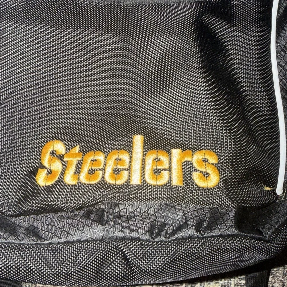 Pittsburgh Steelers NFL Carrier Laptop‎ Backpack Team Logo Embroidered Black